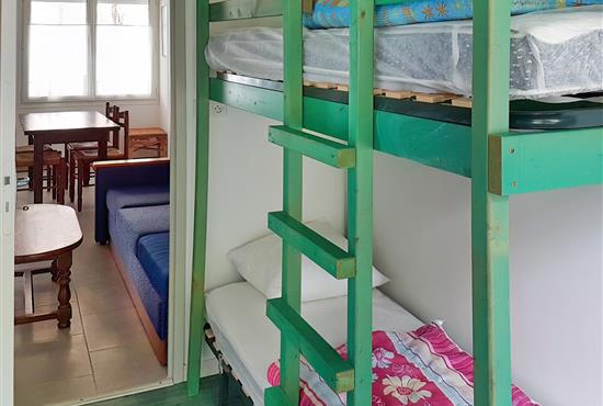 Appartement confort, chambre avec lit superposé - Camping La Siesta | La Faute sur Mer