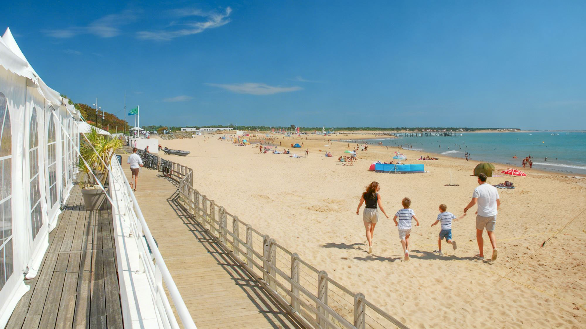 Famille plage de la La Tranche sur Mer