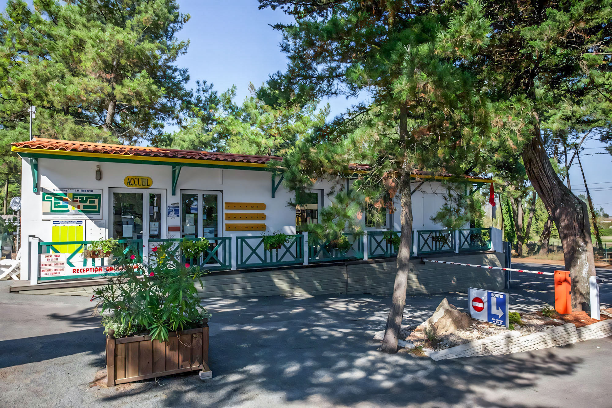 Réception camping la siesta