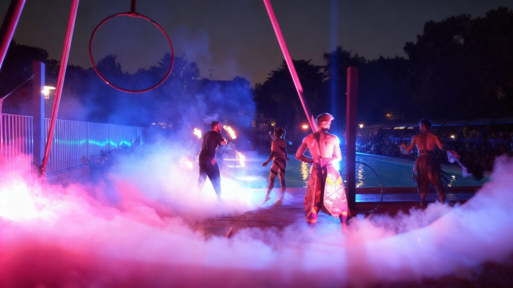 Camping la siesta circus show