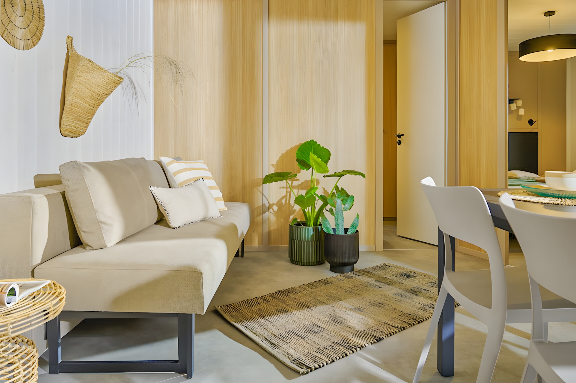 Villa sur pilotis salon