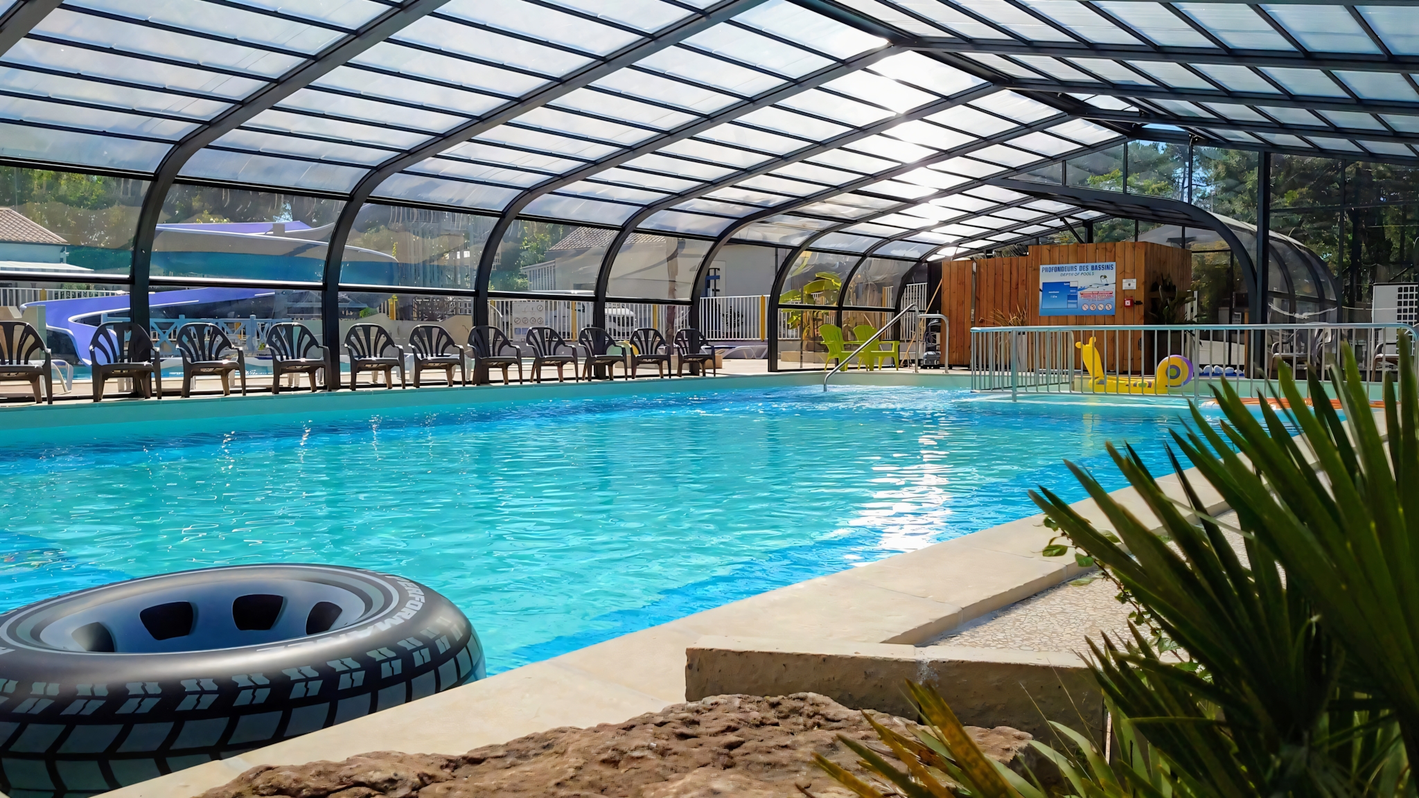 camping avec piscine couverte et chauffée vendée