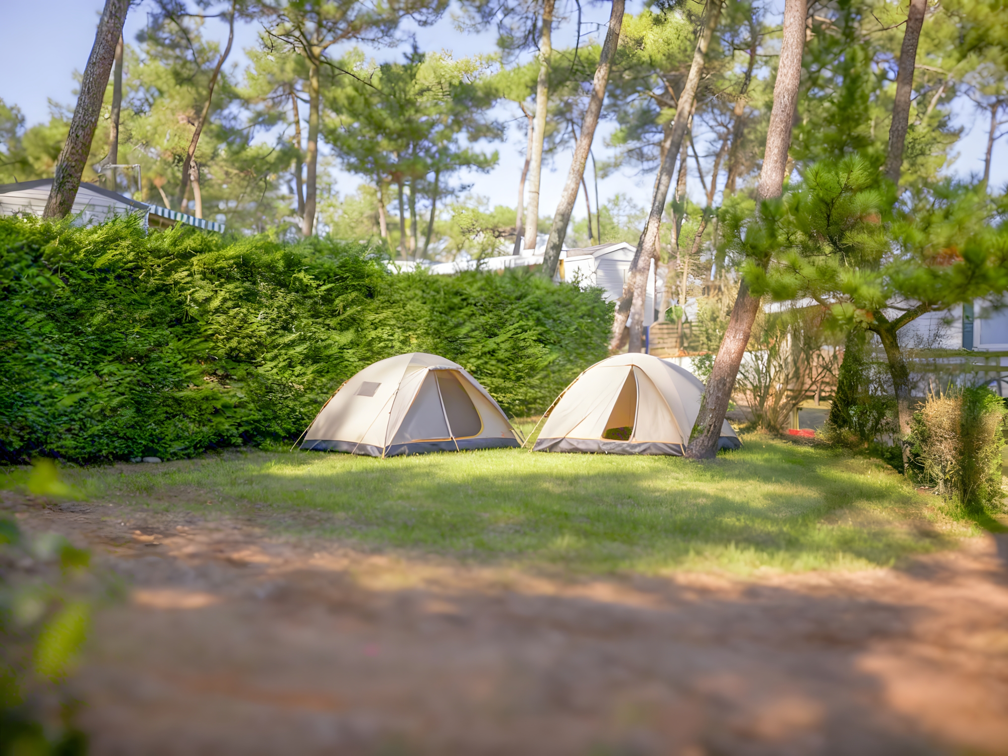 emplacement de tentes camping la faute sur mer