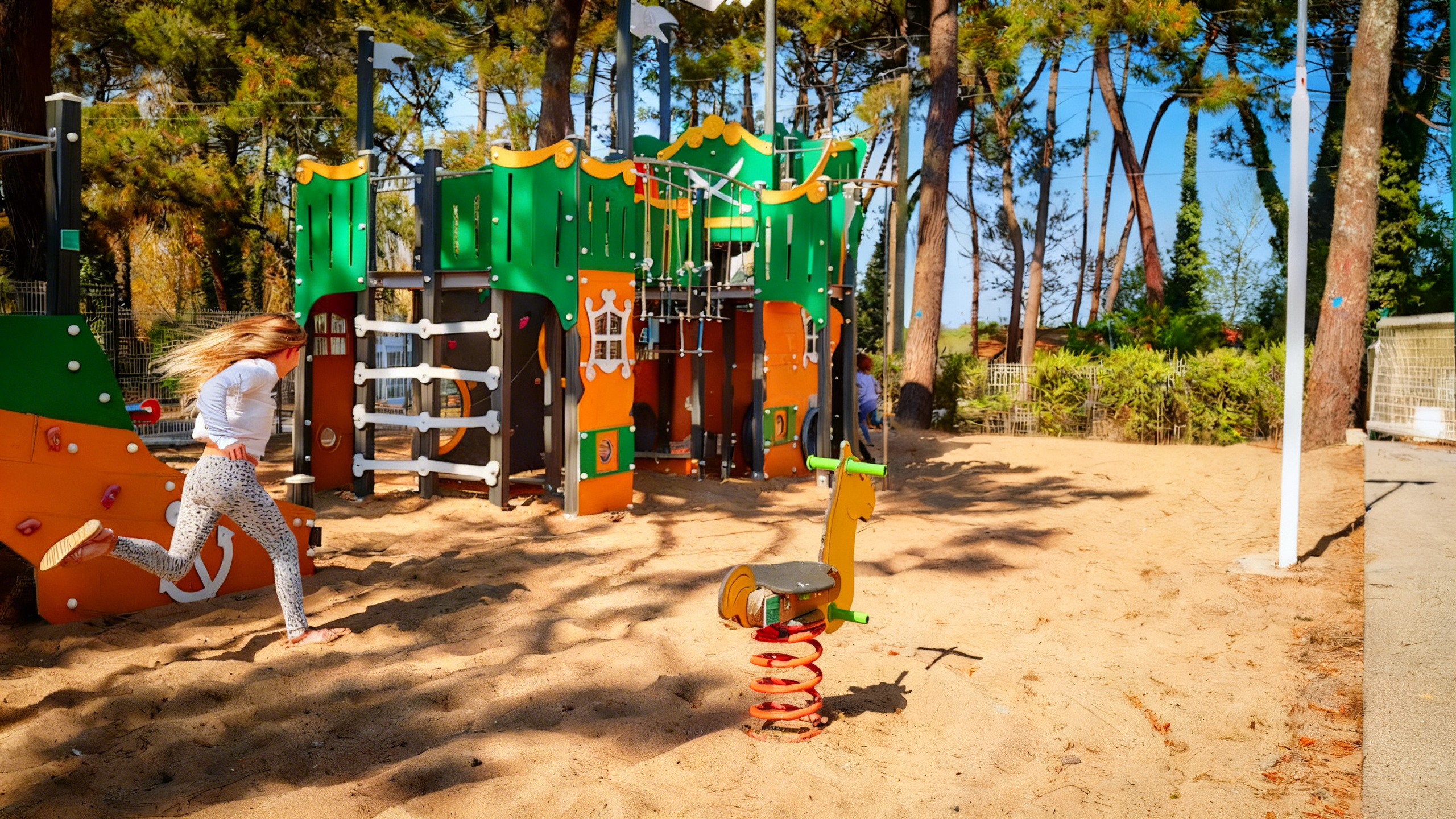 children's play area camping la siesta
