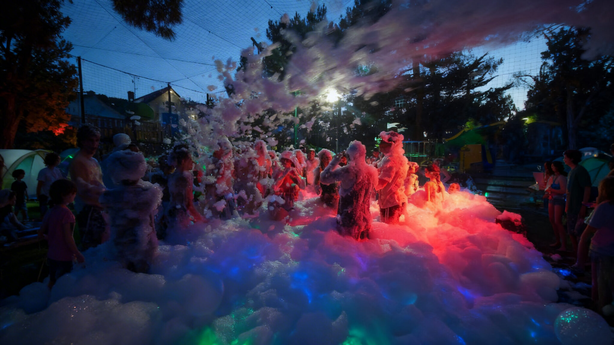 foam camping vendée evening